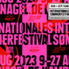 Pink schwarz rotes Festival Key visual