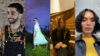 Eine Collage mit vier Porträtfotos der DJs: junge, modisch gekleidete Personen vor verschiedenen Hintergründen.