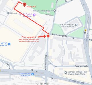 Kaltenkircher Platz Halle42 Lageplan EN