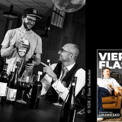 Vier Flaschen