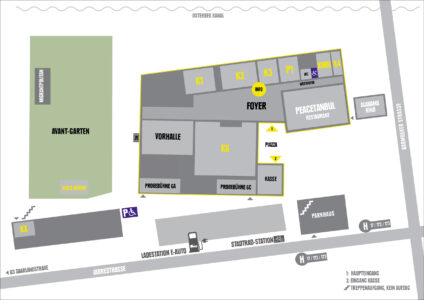 This is a map of the buildings at Kampnagel.